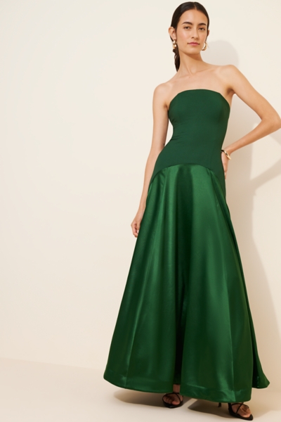 Francene Mixed Media Maxi Dress | Nuuly
