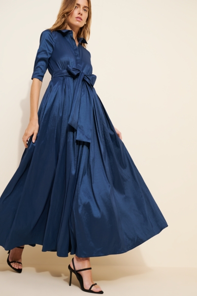Jordana Taffeta Maxi Dress | Nuuly