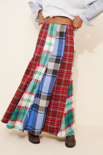 Maizie Plaidwork Maxi Skirt | Nuuly