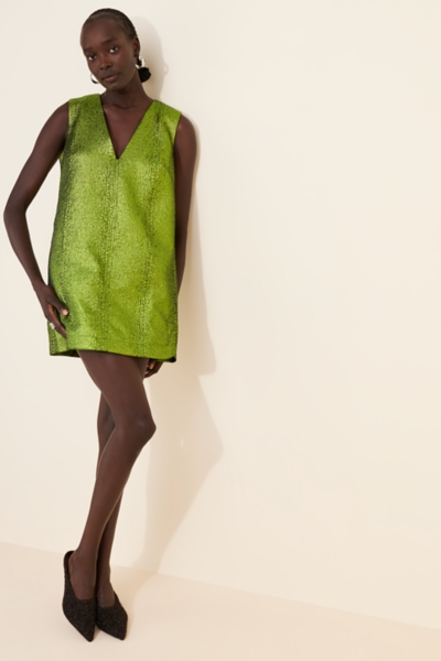 slim fit dress slacks Green Sequin One-Shoulder Mini Hoco Dress 1049 Asian Jade / 00 main image 1