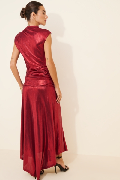 chinese dress ladies Elegant Shiny Tulle A-Line Princess Maxi Dress  yewendress