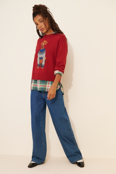 NEIL BALLETTサンダーボルトジャージー スウェット L Jolene Dog Fairisle Pullover Sweater | Nuuly