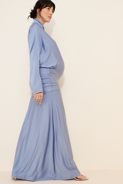 formal maxi dresses plus size La Femme Off-Shoulder Long Plus Prom Dress main image 1