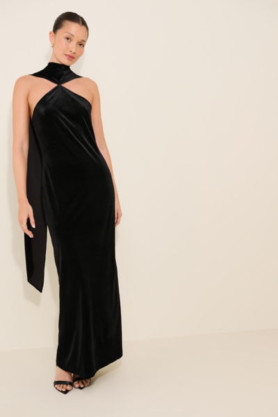 nuuly formal dresses Ashton Velvet Maxi Dress Size Chart-Women