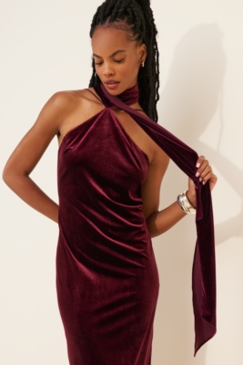 Ashton Velvet Maxi Dress