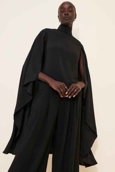 ella_selectshop back cape blouse バックケープ Ella Cape Blouse - Mason Studio