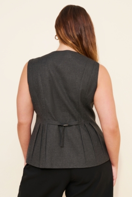 トップス ENFOLD PLEATS TWO-WAY VEST The Tobie Pleated Vest | Nuuly