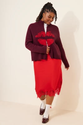 Smooch Zip-Up Sweater | Nuuly