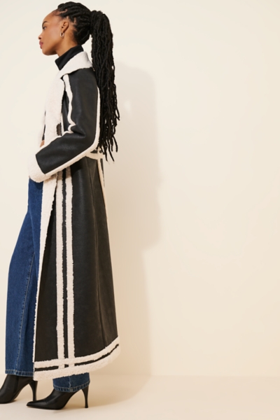 Swiss Alps Vegan Leather Coat | Nuuly