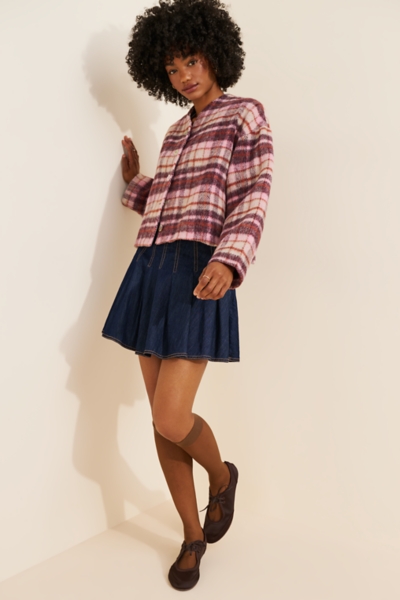 Rizzo Plaid Knit Jacket | Nuuly