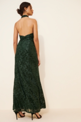 Scarf Velvet Maxi Dress | Nuuly
