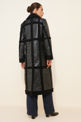 Drop-Waist Short-Sleeve Iridescent Midi Dress