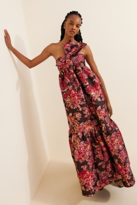 Betina Bow-Front Maxi Dress