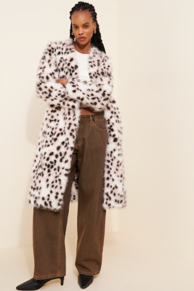 Halation Longline Faux-Fur Coat | Nuuly