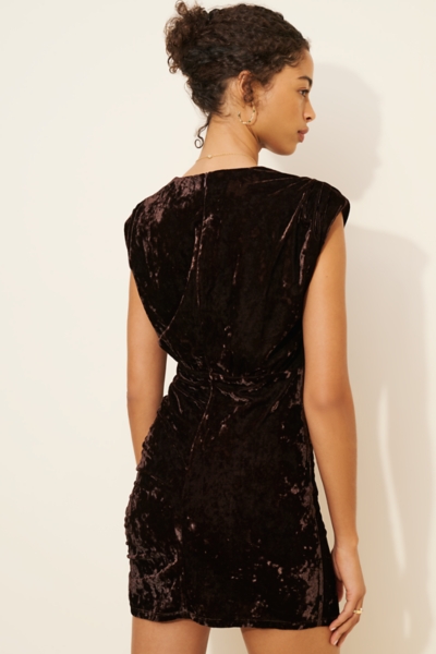 Ellison Crushed Velvet Mini Dress | Nuuly