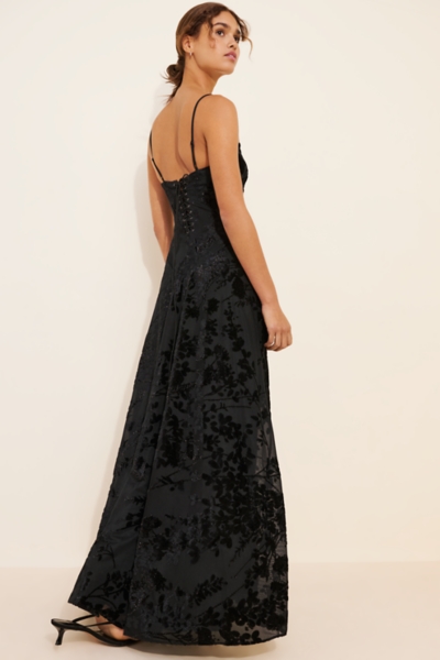 Emmy Burnout Velvet Maxi Dress | Nuuly