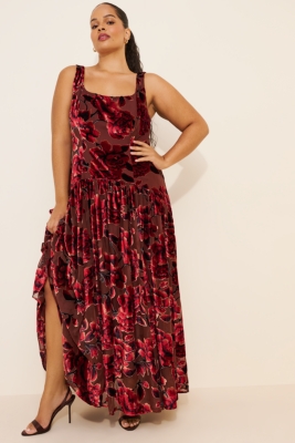 Velvet Ridge Maxi Dress