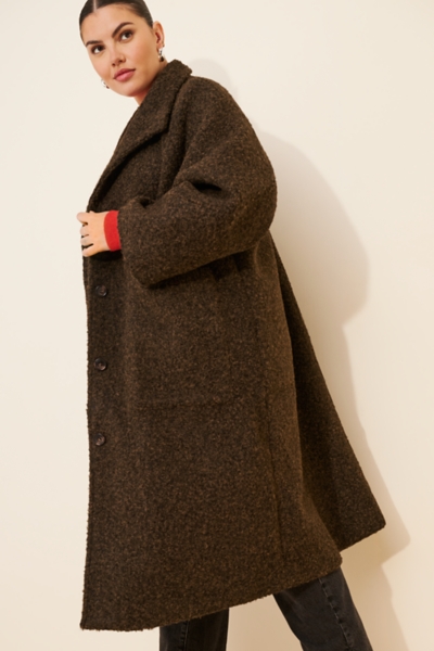 Sherpa Longline Overcoat | Nuuly