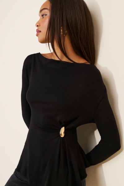 トップス theredthread : S loop drape tops THEREDTHREAD / ザレッドスレッド】S loop drape tops