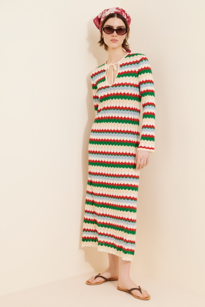 Lucila Chevron Dress | Nuuly