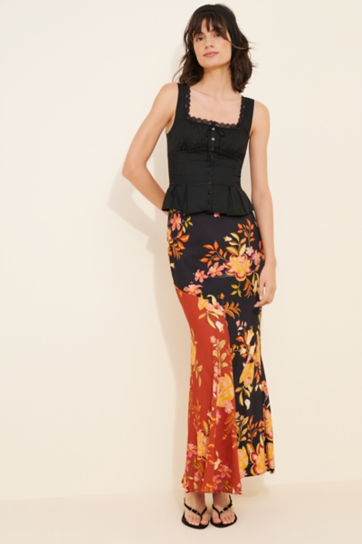 【Rintosull】 Miso&アールグレイミルティ　セット Floral Talita Maxi Skirt | Nuuly