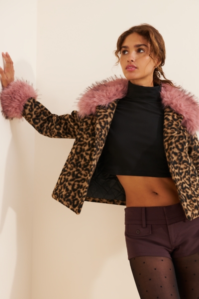 Alicia Leopard Jacket | Nuuly