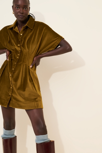 bertha mini shirt dress Bertha Mint Green 3D Floral Appliqu Cut-out Mini Dress  Relvoux Womenswear