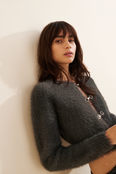 Fluffy Mohair Cardigan | Nuuly