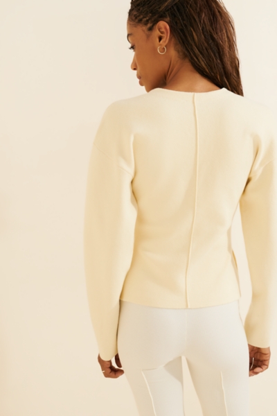 The Barrel Sleeve Cashmere-Blend Cardigan | Nuuly
