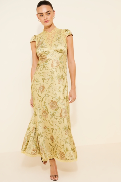chinese dress ladies Allison Everly Maxi Dress in Floral Haze – 8.28 Boutique main image 0