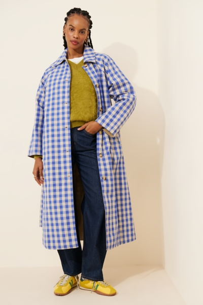 Gingham Trench Coat | Nuuly