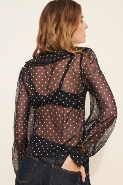 Zinnia Sheer Blouse | Nuuly