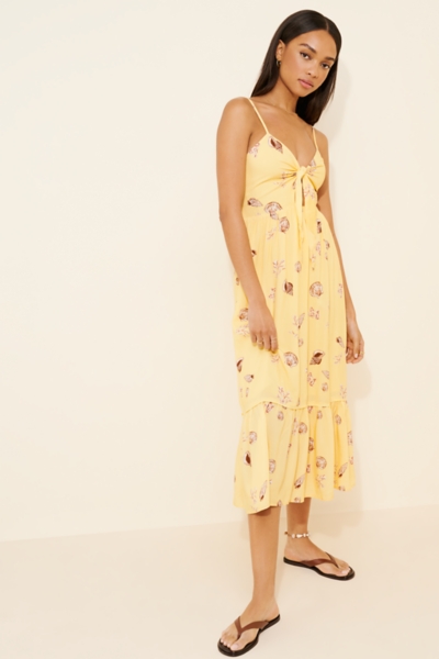 sweetheart long sleeve midi dress Hazel Blues