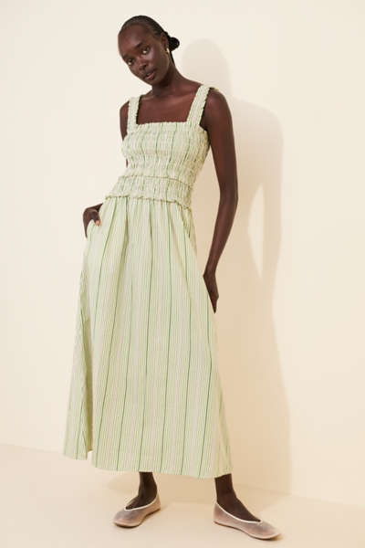 green nap dress Feather Weight Rib Keyhole Nap Dress – Only Hearts main image 0