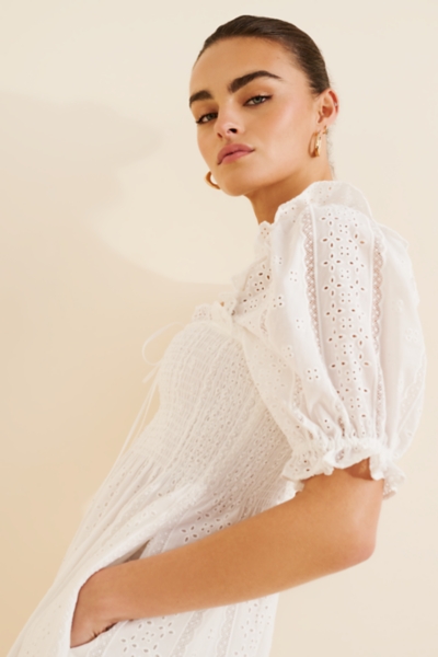 The Scarlett Maxi Eyelet Nap Dress | Nuuly