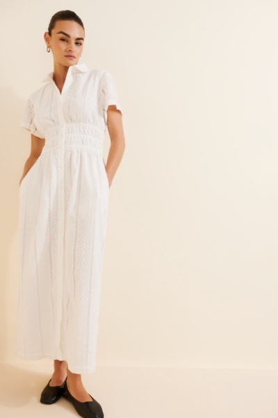 white bubble dress strapless Elegant Strapless White Satin Pleated Detailed Ruffle Bubble Bottom Mini Dress M / White