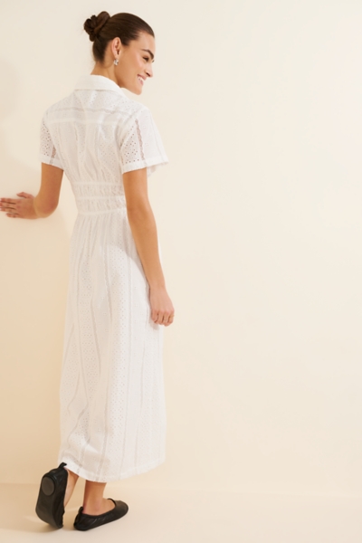 chinese dress ladies Women's Classic Elegance Lace Maxi Dress in White/Nude main image 0