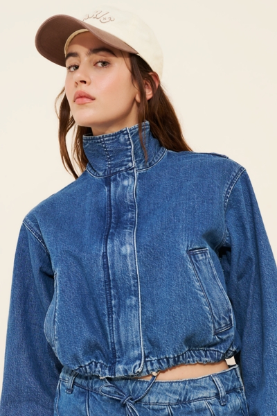[ちゃんみく ] TNFPL - Denim Field Jacket Denim Field Jacket | Nuuly