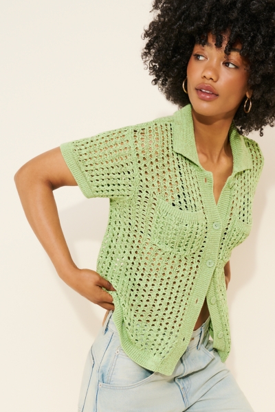 Milly Open Knit Cardigan | Nuuly