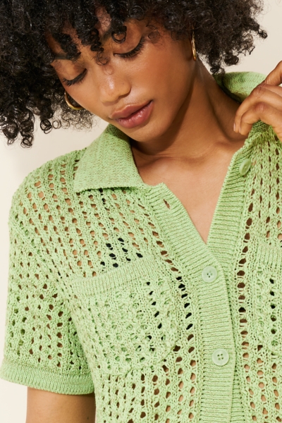 Milly Open Knit Cardigan | Nuuly