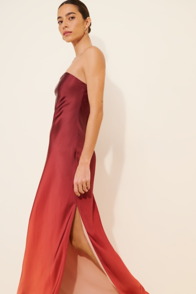 silk floor length dress Lisa Maxi Dress ~ Light Pink Luxe Satin – Show Me Your Mumu