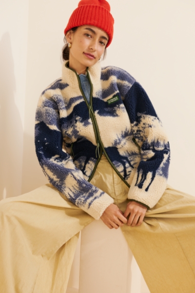 Acadia Moose Full-Zip High Pile Fleece Jacket | Nuuly