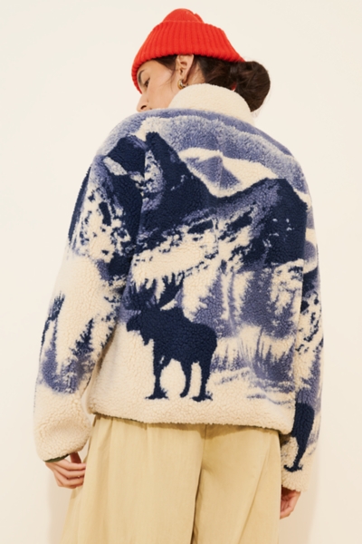 Acadia Moose Full-Zip High Pile Fleece Jacket | Nuuly