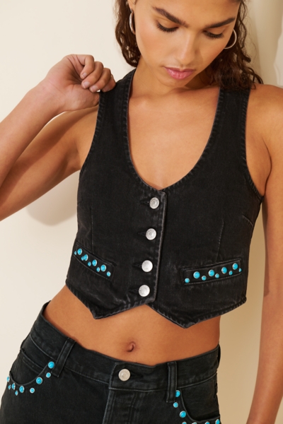 Cropped Dallas Vest | Nuuly