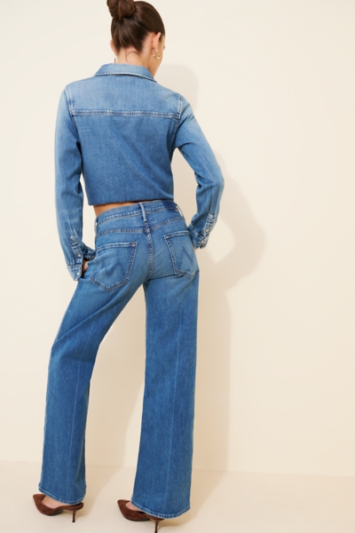 The Mid Rise Lasso Wide Leg Jeans | Nuuly