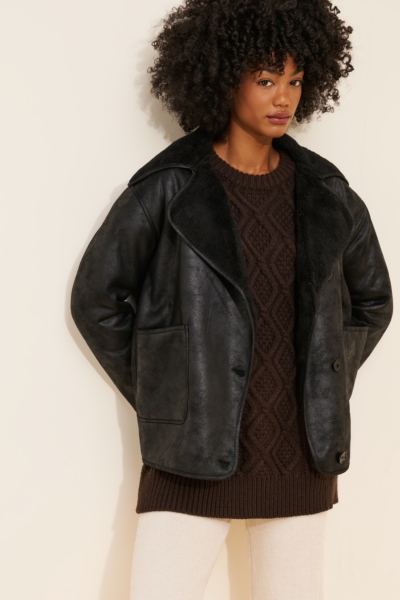 Laurence Vegan Suede Jacket | Nuuly