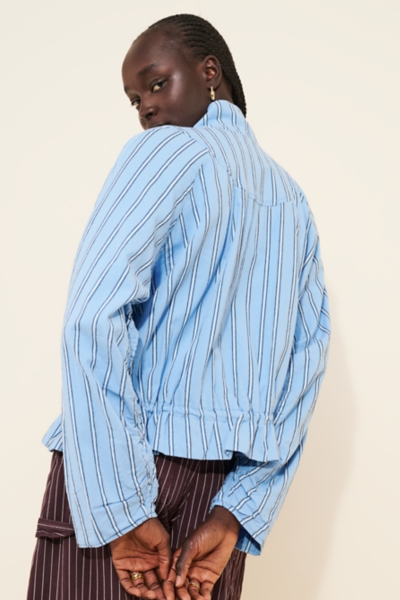 Devon Striped Balloon Jacket | Nuuly