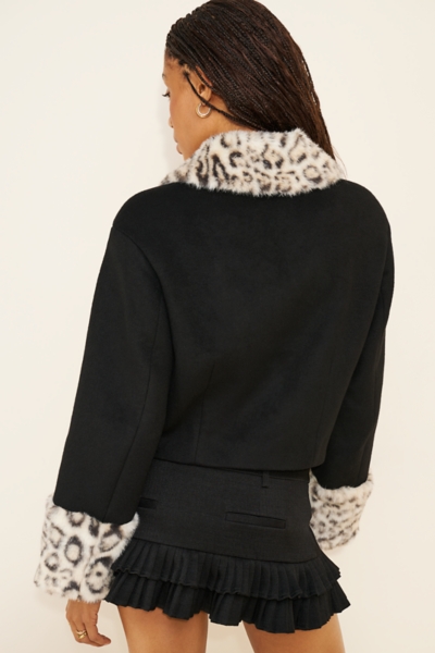 Furilu Zelda Faux Fur Trim Jacket | Nuuly