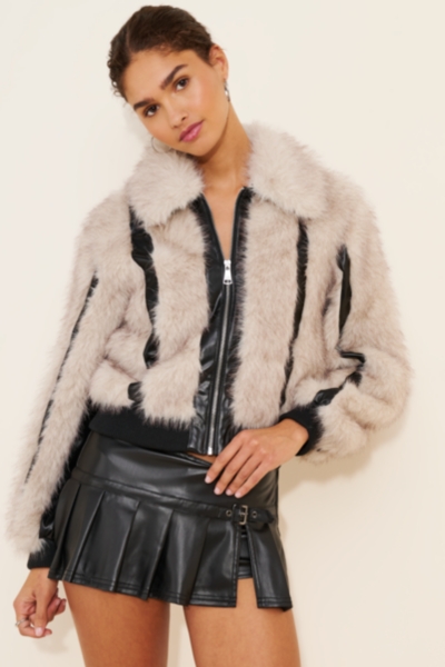 Charmaine Faux-Fur Jacket | Nuuly