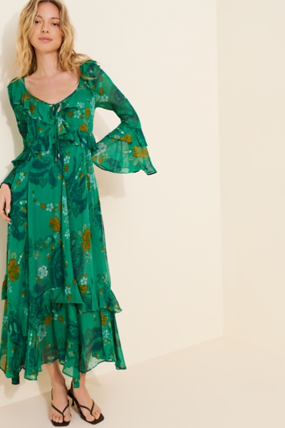 paisley fall dress Prague Paisley Dress – Kulta Boutique